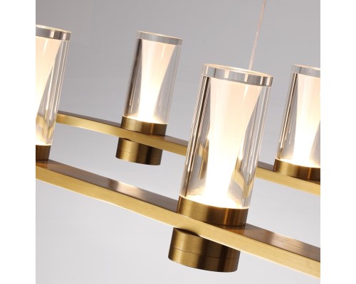 7144/65L HIGHTECH ODL26 515 светильник античная бронза/акрилл/металл IP20 LED 69W 3830Лм 3000K 180° 220V DEFANCE