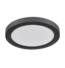 7788/12L MITRA LED SN 537 Светильник пластик/белый/черный LED 12Вт 3000/4000/6500К D170 IP44 CCT/датчик движения NEBULA BLACK