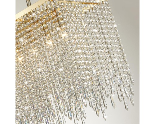 5028/9A MODERN ODL23 429 золотой/прозрачный металл/хрусталь Люстра E14 9*40W CHOKKA