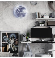 3085/CLN PALE SN 118 Светильник пластик/белый/синий LED 36Вт 4000К D330 IP43 SPACE