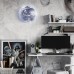 3085/CLN PALE SN 118 Светильник пластик/белый/синий LED 36Вт 4000К D330 IP43 SPACE