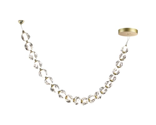 5085/80L L-VISION  золото/прозрачный/металл/акрил Подвес- 