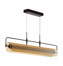 5056/35L L-VISION ODL24 387 черный/янтарный/металл/стекло/акрил Люстра LED 35W 3000К LINER