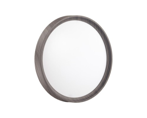 7627/CL PALE SN 000 Светильник пластик/белый/венге под дерево LED 30Вт 4000К D330 IP43 WOODI