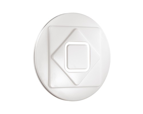 3037/DL COLOR SN 000 Светильник пластик/белый/хром LED 48Вт 3000-6500K D380 IP43 пульт ДУ/RGB/LampSmart COVA