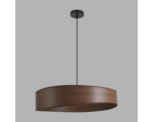8420/6A MODERNI черный/коричневый,  металл/ПВХ Подвес E14 6*40W 220V LAGOMA