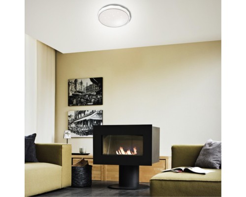 2045/DL PALE SN 000 Светильник пластик/белый/прозрачный LED 48Вт 4000K D400 IP43 GINO