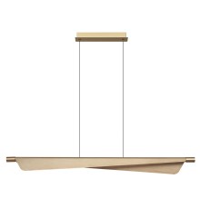 7017/24LB HIGHTECH ODL25 319 Подвесной светильник c сенсорн. выкл (диммер яркости) металл/акрил латунь брашинг IP20 24W CRI 90 3000K 220V LINEA