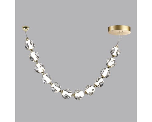 5085/48L L-VISION  золото/прозрачный/металл/акрил Подвес- 