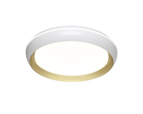 7650/DLN PALE SN 141 Светильник пластик/белый/золотой LED 48Вт 3000/4000/6000К D380 IP43 CCT TOFIQ WHITE