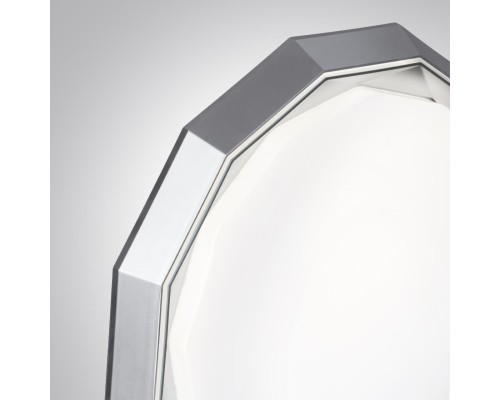 7671/DLN COLOR SN 000 Светильник пластик/белый/хром LED 48Вт 3000/4000/6000К D435 IP43 CCT VAXIN
