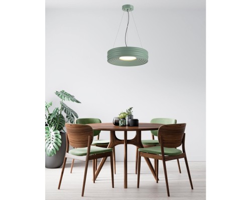 7703/L SN 20 Подвесное крепление для светильника MACARON LED металл/зеленый 1,2м MACARON