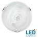 7601/DL SNOK SN 000 Светильник стекло/белое/хром LED 48Вт 4000K D405 IP20 LUFE