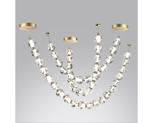 5085/80L L-VISION  золото/прозрачный/металл/акрил Подвес- 