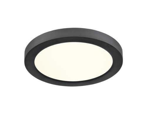 7788/12L MITRA LED SN 537 Светильник пластик/белый/черный LED 12Вт 3000/4000/6500К D170 IP44 CCT/датчик движения NEBULA BLACK