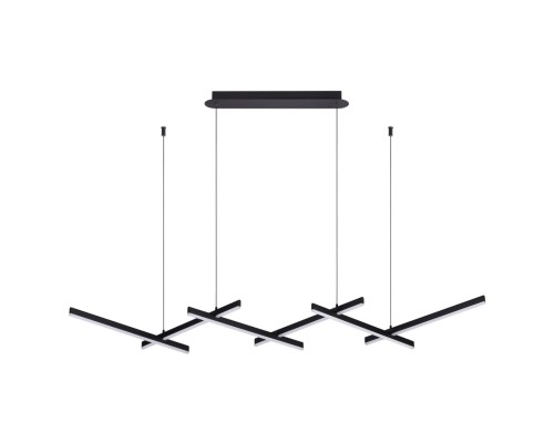 Подвесная светодиодная люстра Odeon Light 3890/85L Rudy черный LED 85 Вт 4000K