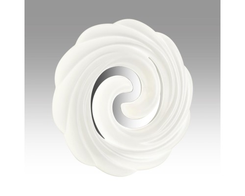 7675/DL PALE SN 000 Светильник пластик/белый/серебристый LED 48Вт 3000-6000К D380 IP43 пульт ДУ AGAP