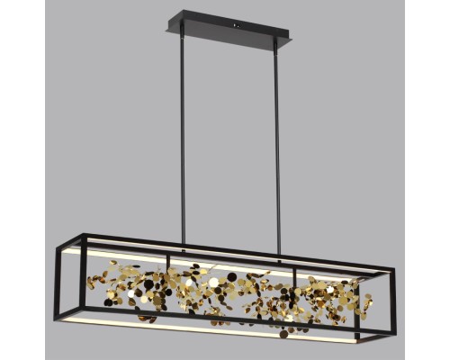 5065/65L L-VISION ODL24 393 черный/золото/металл/металл Люстра LED 1*65W 4000K BILD
