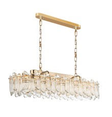 5069/12 HALL ODL24 503 золото/прозрачный/металл/хрусталь Люстра E14 12*40W BULLON