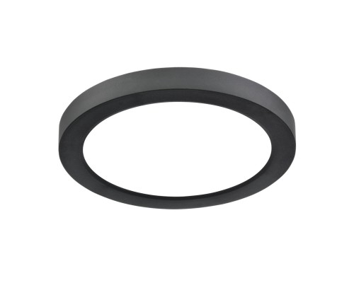 7788/12L MITRA LED SN 537 Светильник пластик/белый/черный LED 12Вт 3000/4000/6500К D170 IP44 CCT/датчик движения NEBULA BLACK