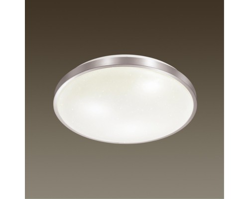 2088/EL PALE SN 078 Светильник пластик/белый/никель LED 72Вт 3000-6300K D540 IP43 пульт ДУ LOTA NICKEL