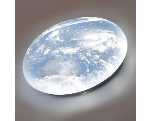 3085/CLN PALE SN 118 Светильник пластик/белый/синий LED 36Вт 4000К D330 IP43 SPACE