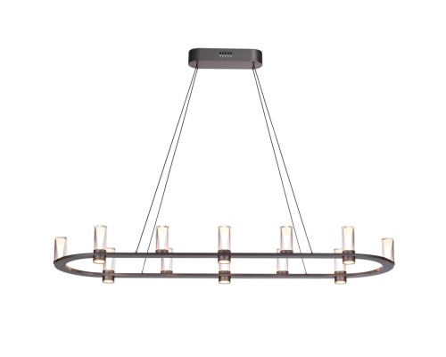 7143/65L HIGHTECH ODL26 513 светильник темный никель/акрилл/металл IP20 LED 69W 3830Лм 3000K 180° 220V DEFANCE