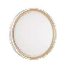 3054/DL PALE SN 000 Светильник пластик/белый/золотистый LED 48Вт 3000-6300K D395 IP43 пульт ДУ SHINY