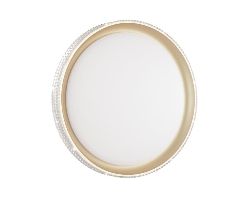 3054/DL PALE SN 000 Светильник пластик/белый/золотистый LED 48Вт 3000-6300K D395 IP43 пульт ДУ SHINY