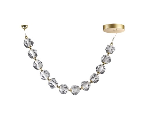 5085/48L L-VISION  золото/прозрачный/металл/акрил Подвес- 