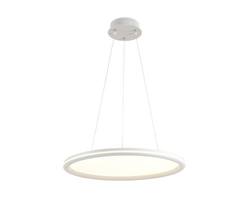 8380/45L LEDIO LN белый, металл/акрил Умная люстра подвесная с ПДУ и голосовым управлением LED 45W 3000-6500К 220V ALIS SMART