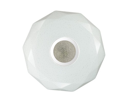 2057/EL PALE SN 000 Светильник пластик/белый/хром LED 72Вт 3000-6000K D530 IP43 пульт ДУ PRISA