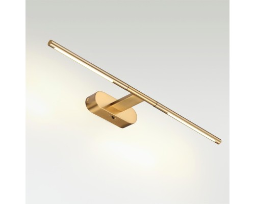 6635/7WL HIGHTECH ODL24 177 металл/античная бронза/акрил Настенный светильник IP20 LED 7W 3000K/4000K/6000K (перекл ч/з тумблер) 220V ALEDO