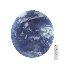 3085/EL PALE SN 70 Светильник пластик/белый/синий LED 72Вт 3000-6300K D480 IP43 пульт ДУ SPACE