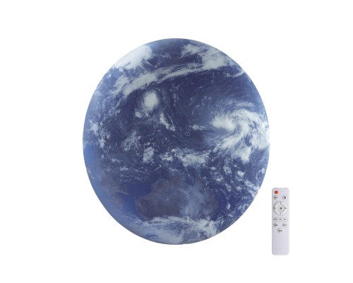 3085/EL PALE SN 70 Светильник пластик/белый/синий LED 72Вт 3000-6300K D480 IP43 пульт ДУ SPACE