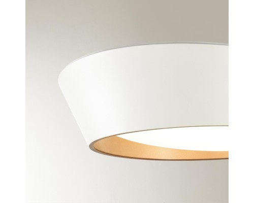 7693/60L AVRA LED SN 28 Светильник металл/акрил/белый/золотистый LED 60Вт 3000-6000K D500 IP20 пульт ДУ APEX