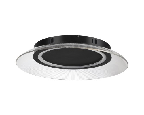 359190 OVER NT23 154 черный Светильник накладной диммируемый, в комплекте пульт ДУ IP20 LED 3000К~6000К 48W 220-240V WELLE