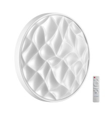 7672/EL PALE SN 000 Светильник пластик/белый LED 70Вт 3000-6000К D485 IP43 пульт ДУ GITUM