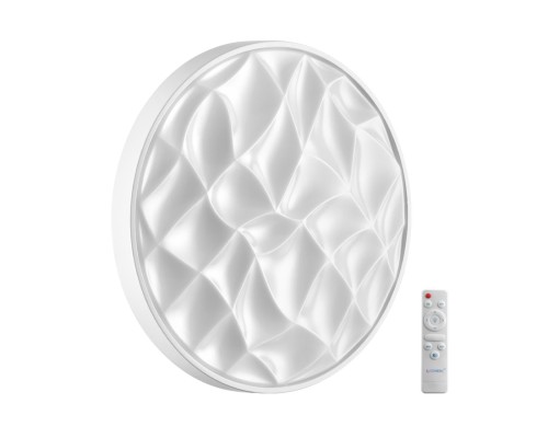 7672/EL PALE SN 000 Светильник пластик/белый LED 70Вт 3000-6000К D485 IP43 пульт ДУ GITUM