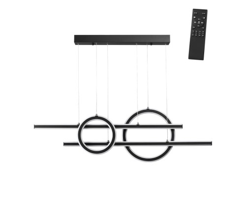 359183 OVER NT23 164 черный Светильник подвесной диммируемый, в комплекте пульт ДУ IP20 LED 4000К 116W 220V ONDO