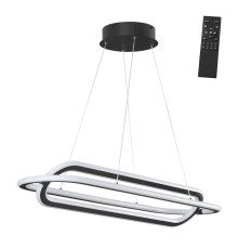 359173 OVER NT23 159 черный Светильник подвесной диммируемый, в комплекте пульт ДУ IP20 LED 4000К 116W 220V ONDO