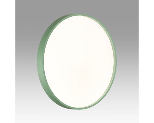 7743/DL COLOR SN Светильник светодиодный потолочный пластик/белый/зеленый LED 48Вт 3000-6000К D380 IP43 пульт ДУ MAVIC