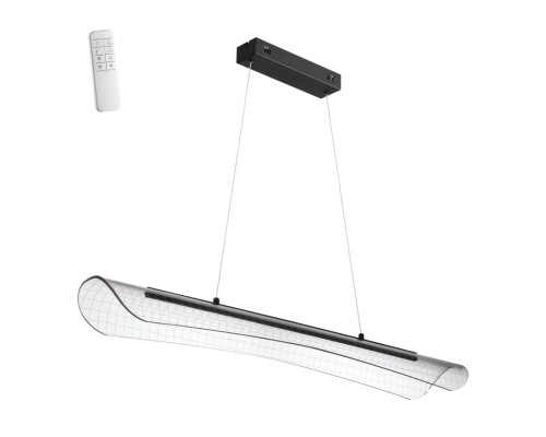 359191 OVER NT23 155 черный Светильник подвесной диммируемый, в комплекте пульт ДУ IP20 LED 3000К~6000К 32W 220-240V WELLE
