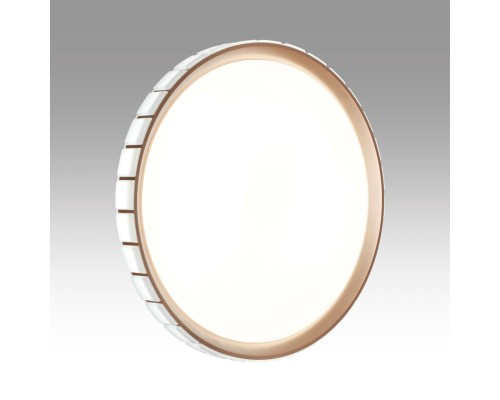 7695/EL PALE SN 90 Светильник пластик/розовое золото LED 70Вт 3000-6000К D495 IP43 пульт ДУ KUPI GOLD