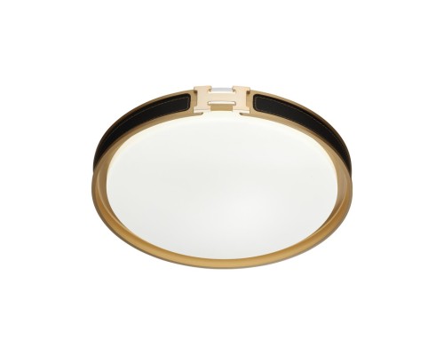 7667/EL COLOR SN 78 Светильник пластик/черн/золот LED 70Вт 3000-6000К D505 IP43 пульт ДУ FAVEMO BLACK