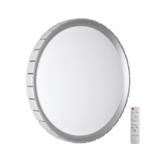 7696/EL PALE SN 90 Светильник пластик/серебристый LED 70Вт 3000-6000К D495 IP43 пульт ДУ KUPI SILVER