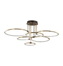 5283/99CL LEDIO LN23 золотой, коричневый Люстра потолочная LED 156W 3000-6000K с пультом ДУ 9899Лм 220V URSULA