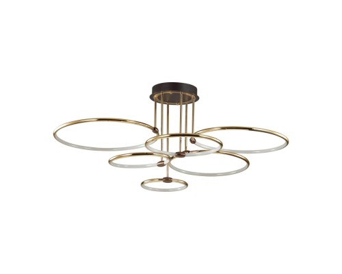 5283/99CL LEDIO LN23 золотой, коричневый Люстра потолочная LED 156W 3000-6000K с пультом ДУ 9899Лм 220V URSULA