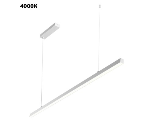 359441 OVER NT24 294 белый Светильник подвесной диммир. со сменой цв.темпер. (пульт ДУ/прилож. Smart Life) IP20 LED 48W 85-265V 3000-6000К SOTTO