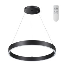 358959 OVER NT22 черный Светильник подвесной диммируемый, в комплекте пульт ДУ (2.4G) IP20 LED 3000К~6000К 50W 220V ITER